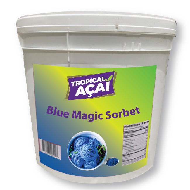 Tropical Acai Blue Magic Sorbet, 3 Gallon