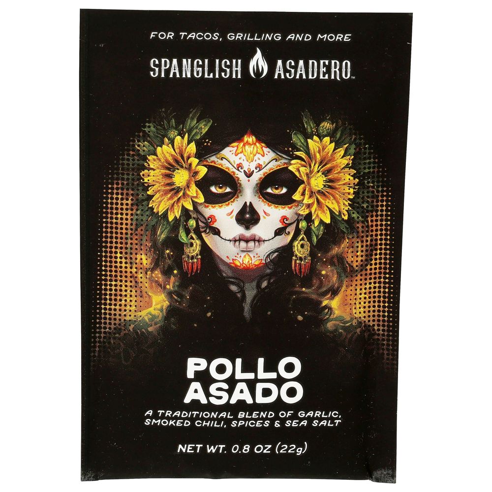 Spanglish Pollo Asado Seasoning, 0.8 Ounce -- 15 Per Case