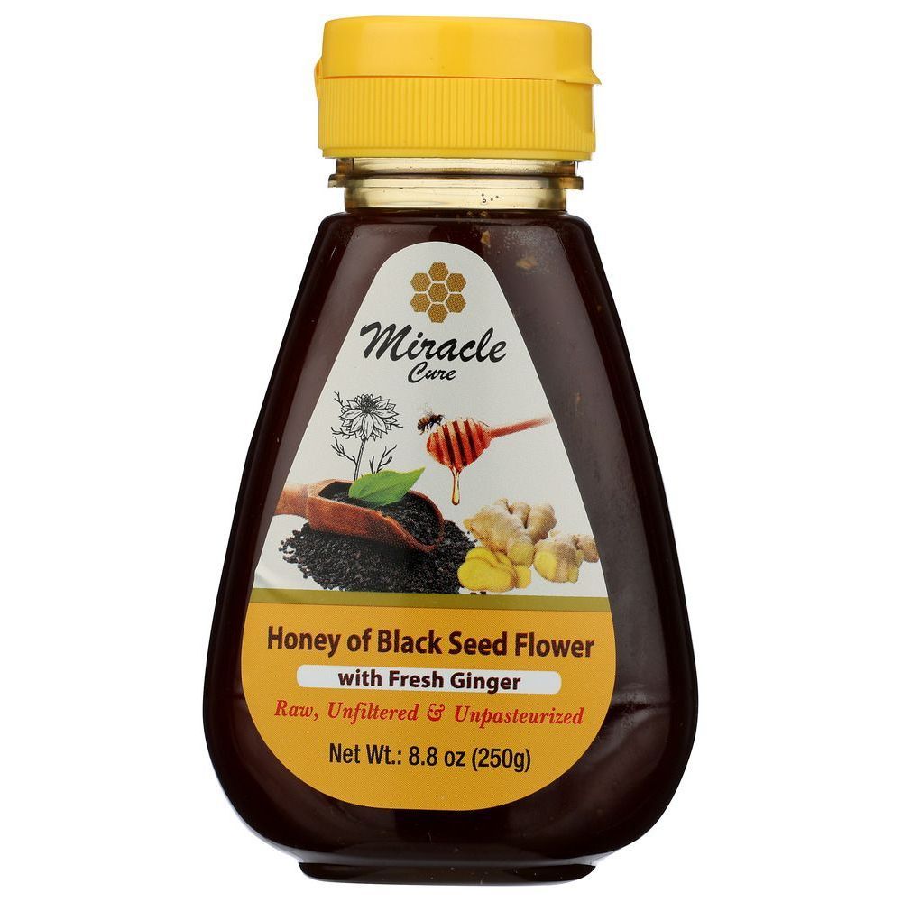 Miracle Cure Black Seed Honey With Fresh Ginger, 8.8 Ounce -- 6 Per Case