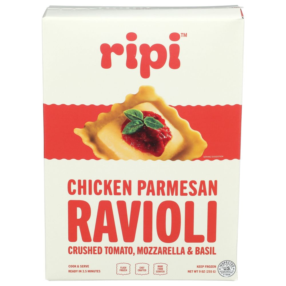 Ripi Chicken Parmesan Ravioli, 9 Ounce -- 8 Per Case