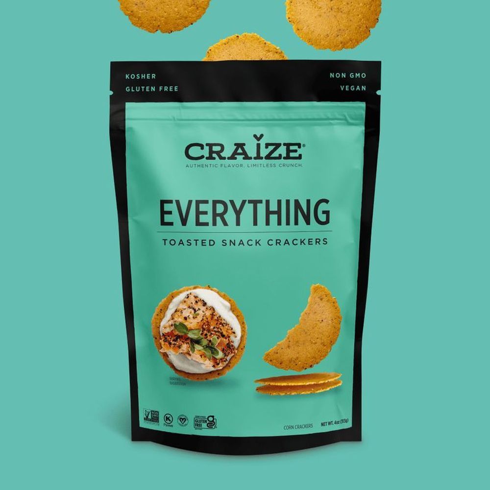 Craize Coconut Cracker Crisps, 4 Ounce -- 6 Per Case