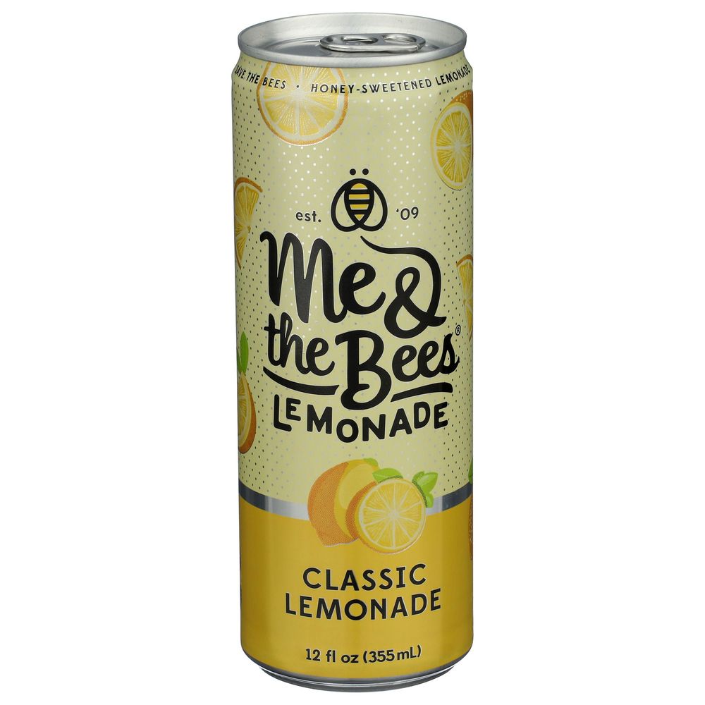 Me & The Bees Classic Lemonade, 12 Fluid Ounce -- 12 Per Case