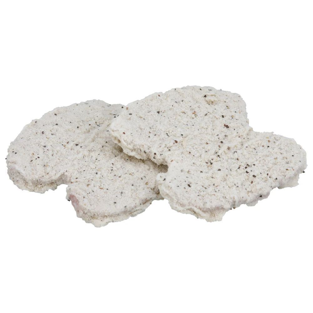 Advancepierre Blue Label Raw Breaded Black Pepper Western Style Country Fried Beef Steak Fritter, 2.25 Ounce -- 70 Per Case
