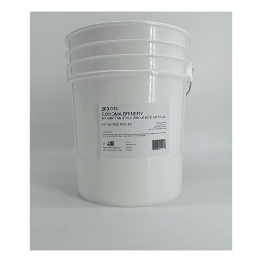 Sonoma Brinery Manhattan Style Kosher Whole Pickles - Bulk, 5 Gallon