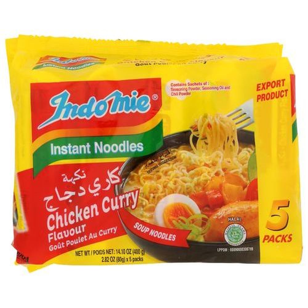 Indomie Chicken Curry Instant Soup Noodles, 14.1 Ounce -- 6 Per Case