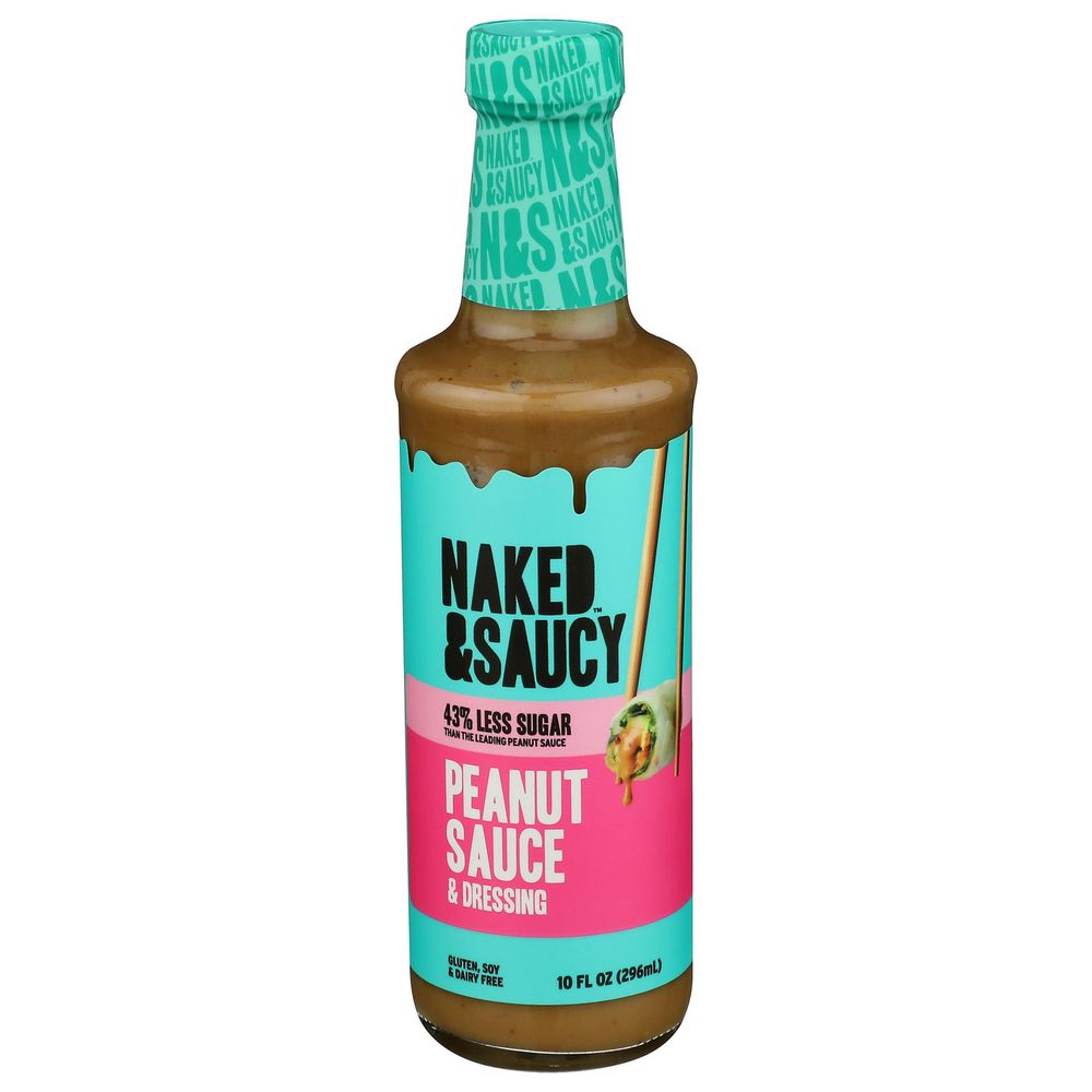 Naked And Saucy Peanut Sauce, 10 Fluid Ounce -- 6 Per Case