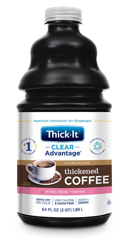 Thick-it Aquacare H2o Nectar Consistency Thickened Regular Coffee Beverage, 0.5 Gallon -- 4 Per Case