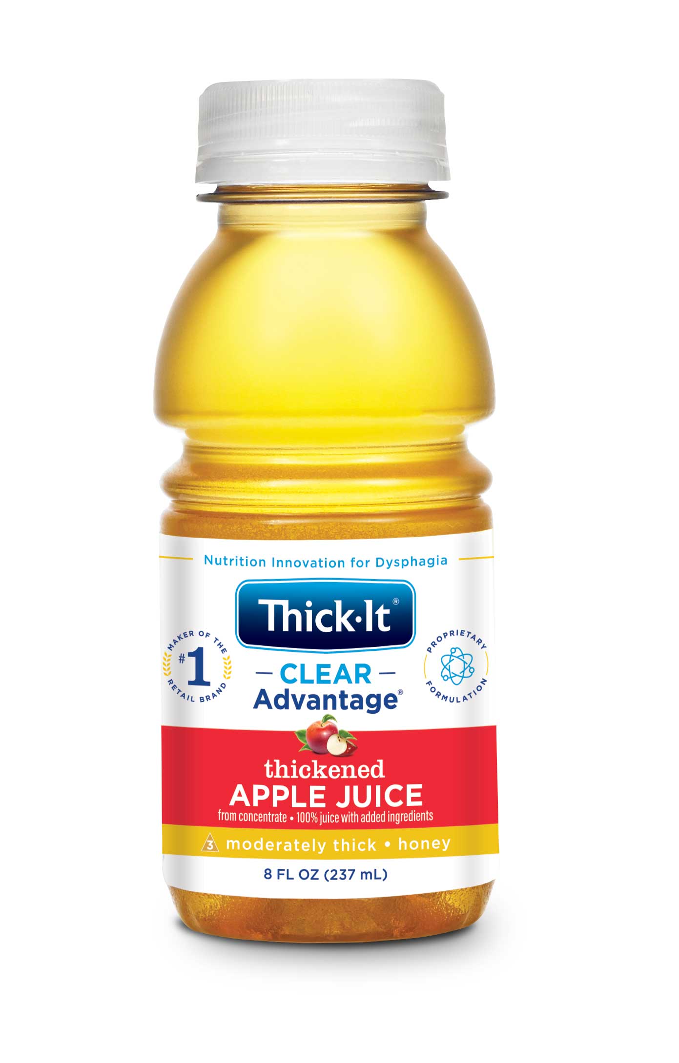 Thick-it Aqua Care H20 Honey Apple Juice, 8 Fluid Ounce -- 24 Per Case