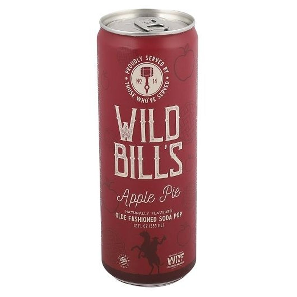 Wild Bills Olde Fashioned Apple Pie Soda, 12 Ounce -- 12 Per Case