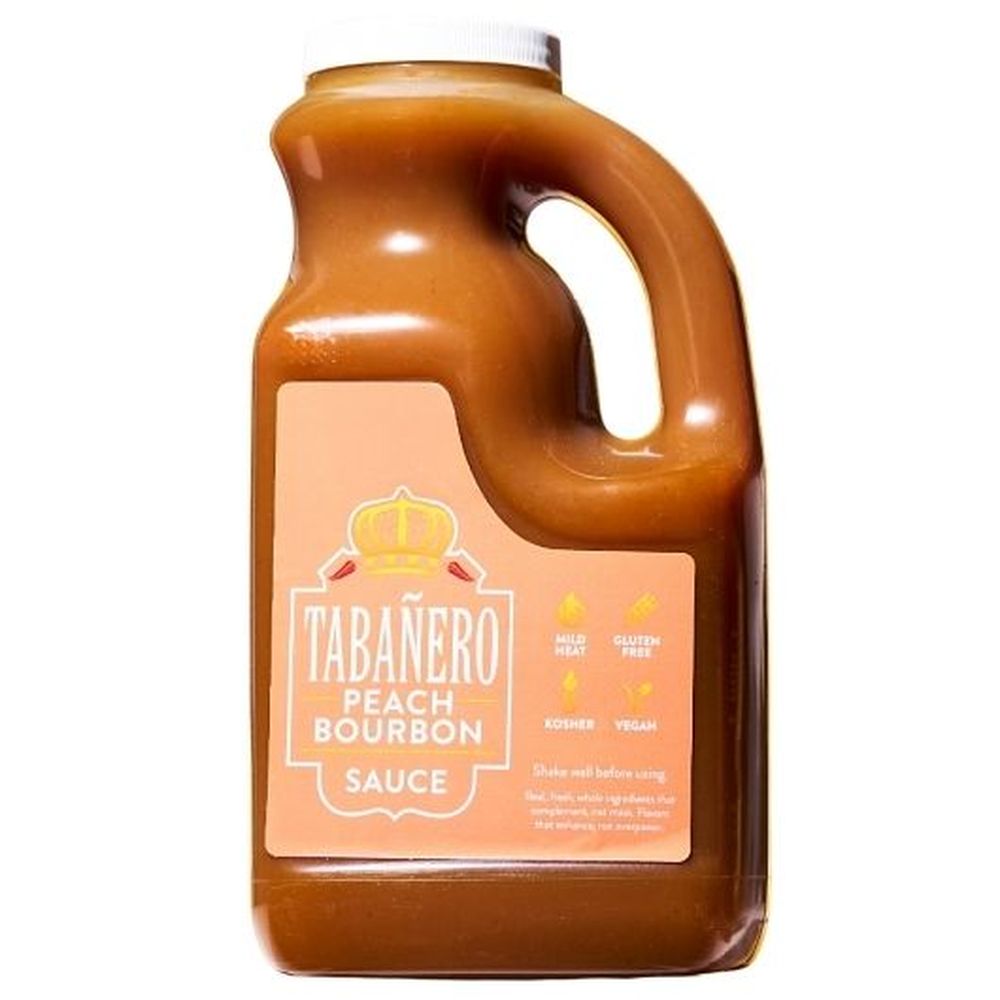 Tabanero Salsa Picante De Durazno Y Bourbon, 64 Onzas Líquidas