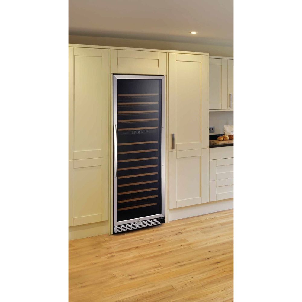 Eurodib Dual Temperature Wine Cooler/refrigerator For 154 Bottles, 26.8 X 23.4 X 71.3 Inch