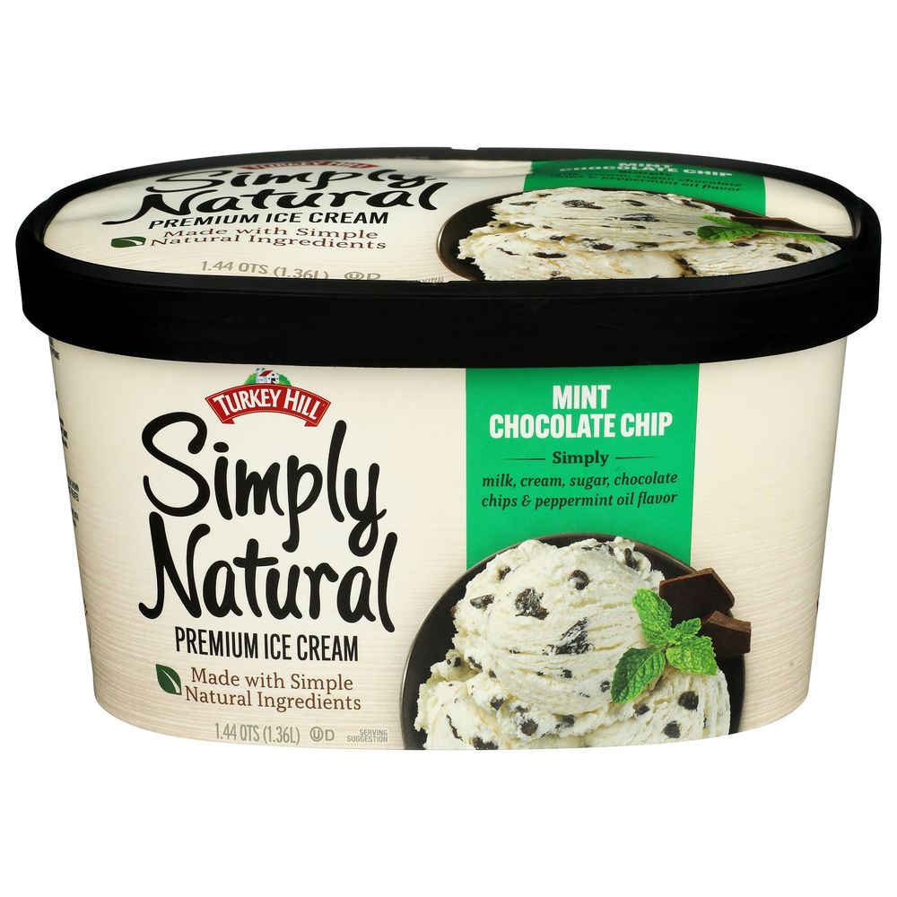 Turkey Hill Mint Chocolate Chip Ice Cream, 46 Ounce -- 6 Per Case