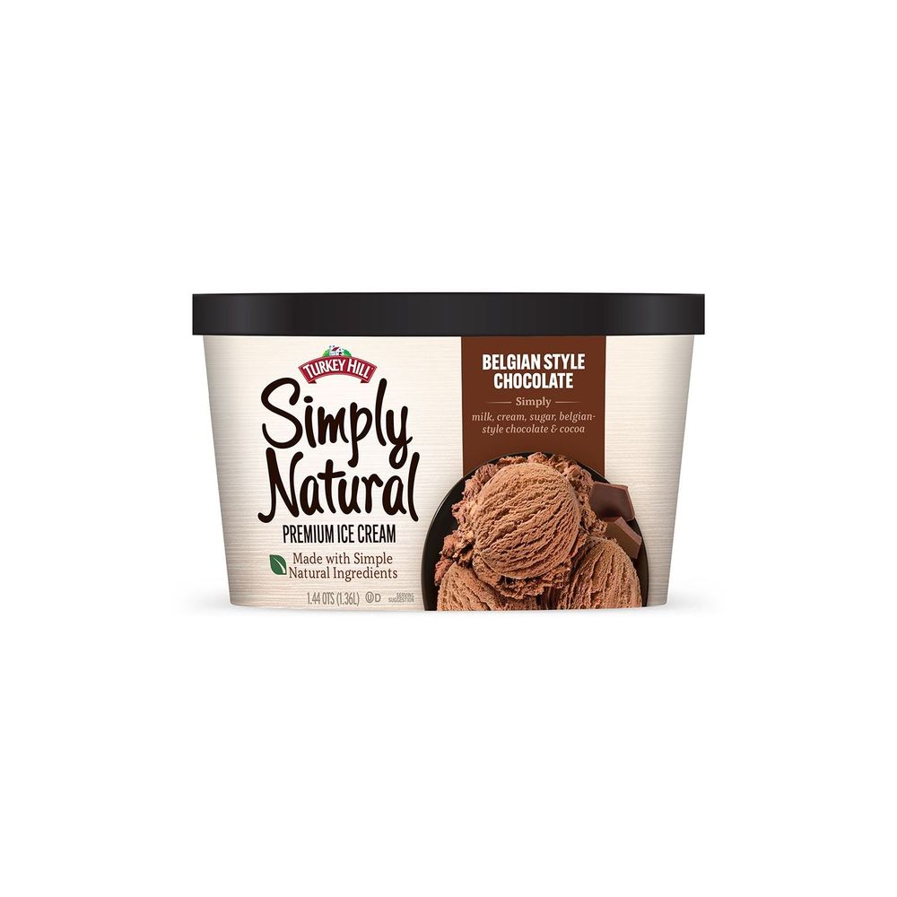Turkey Hill Belgian Style Chocolate Ice Cream, 46 Ounce -- 6 Per Case