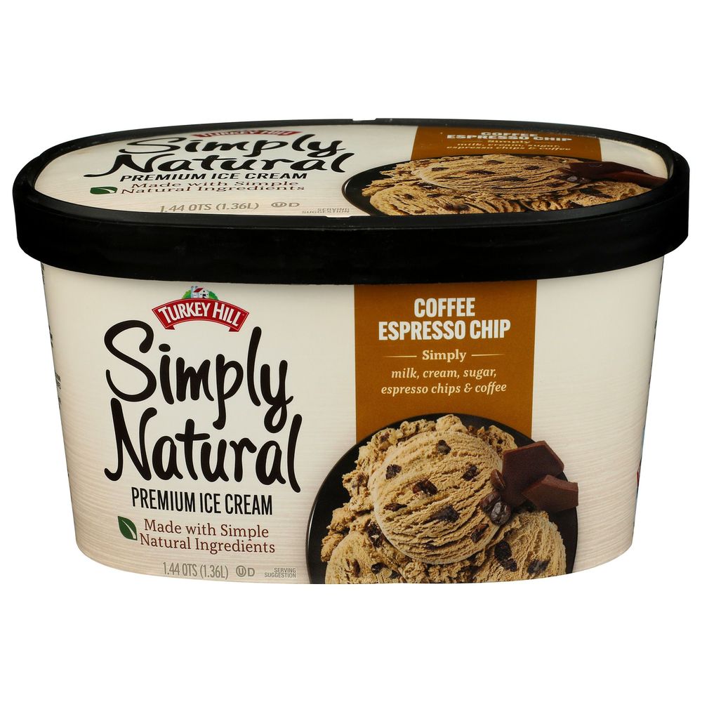 Turkey Hill Expresso Chip Ice Cream, 46 Ounce -- 6 Per Case