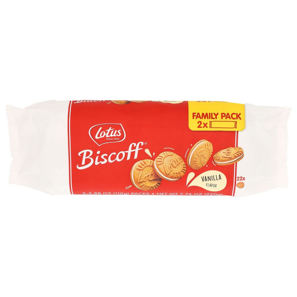Biscoff Vanilla Cream Sandwich Cookies, 7.8 Ounce -- 8 Per Case