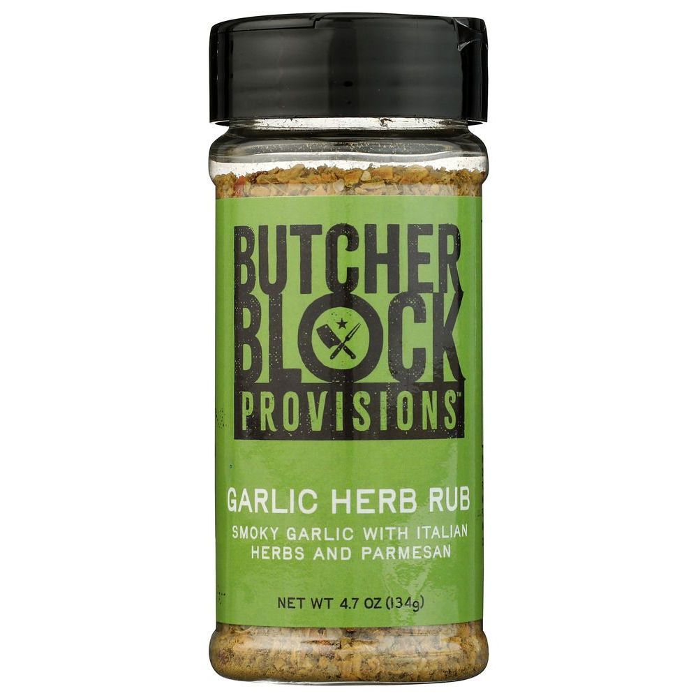 Butcher Block Garlic And Herb Rub, 4.7 Ounce -- 6 Per Case