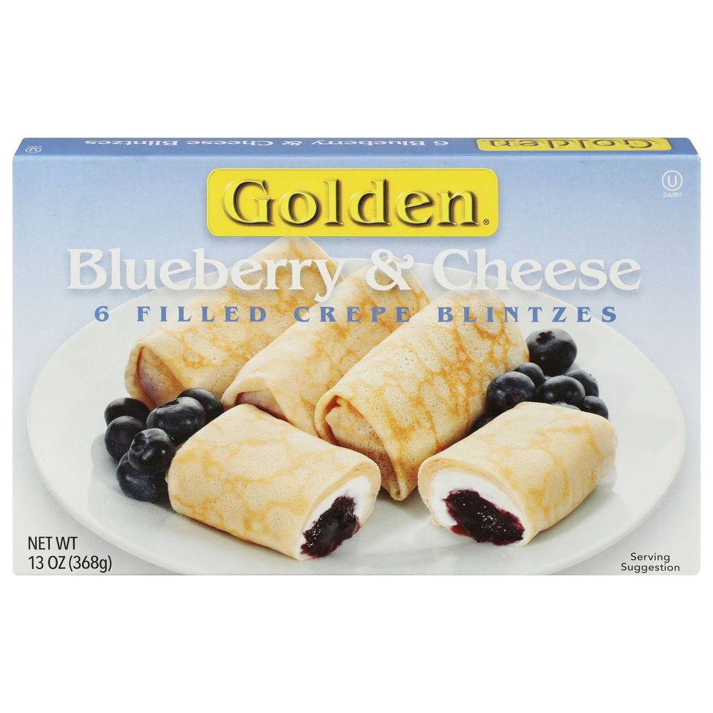 Golden Blueberry And Cheese Blintzes, 13 Ounce -- 12 Per Case