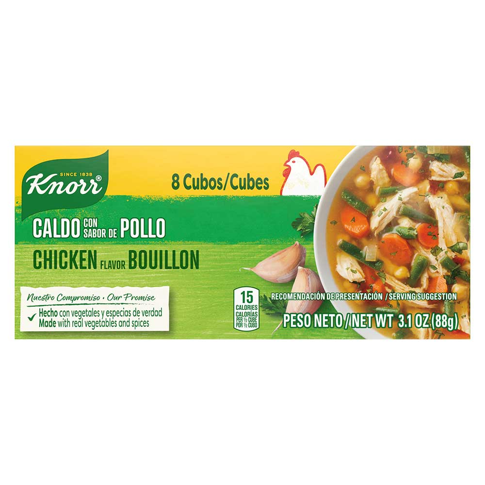 Knorr Chicken Bouillon Cubes, 3.1 Ounce -- 48 Per Case