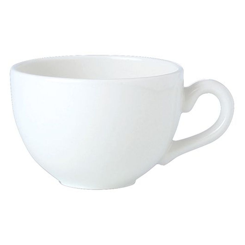Steelite Simplicity White Alumina Vitrified 12 Ounce Low Cup, 36 Count