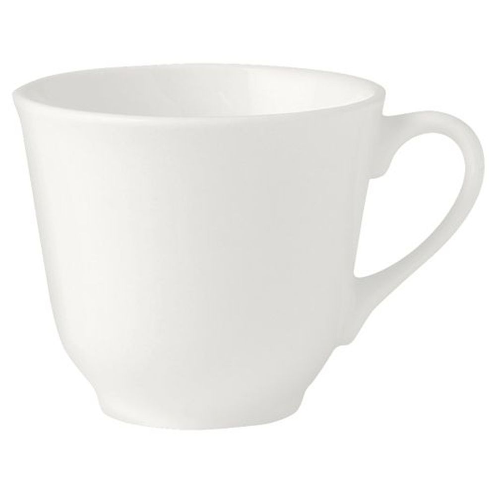 Steelite Monaco Vogue White Alumina Vitrified 8 Ounce Tall Teacup, 36 Count