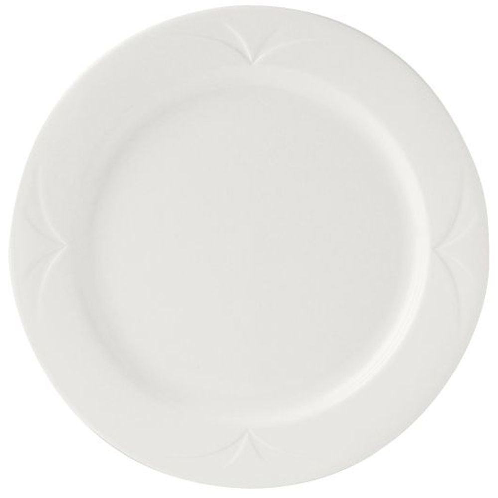 Steelite Bianco Alumina Vitrified 10 inch Plate, 24 Count