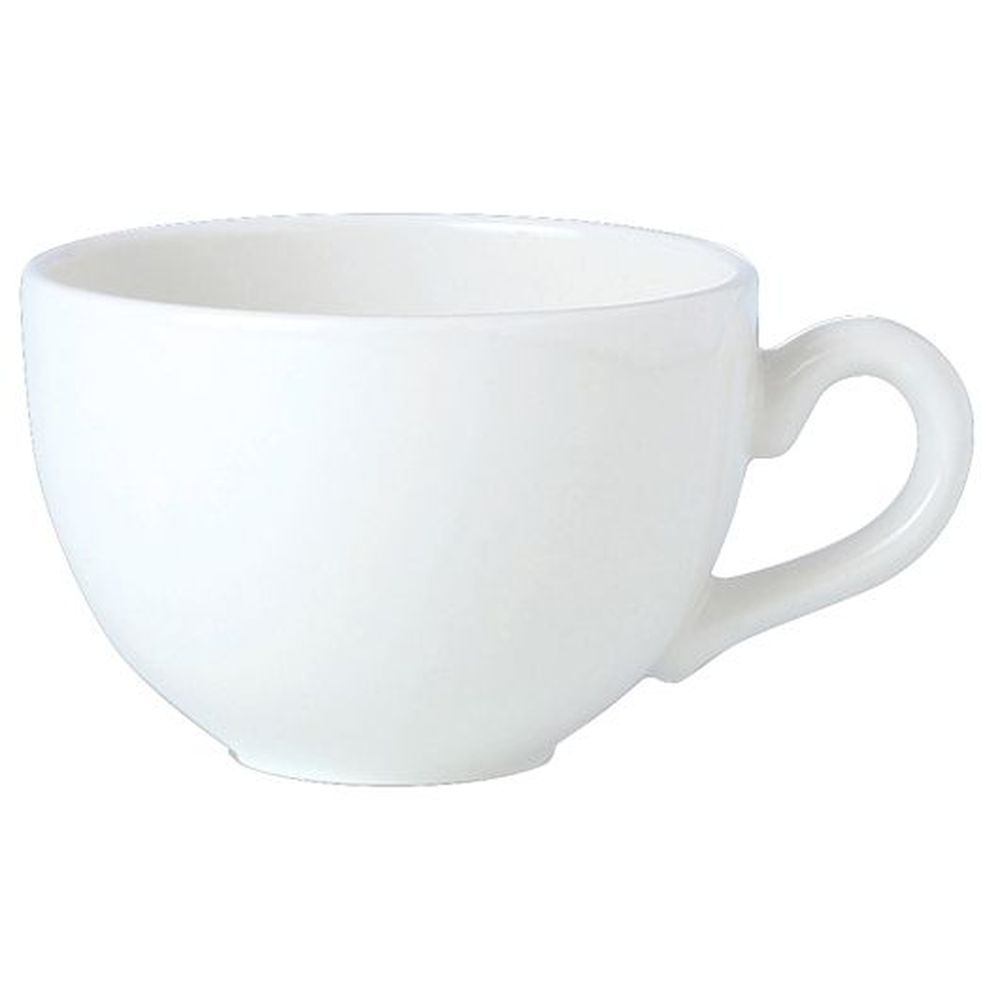 Steelite Simplicity White Alumina Vitrified 8 Ounce Low Cup, 36 Count