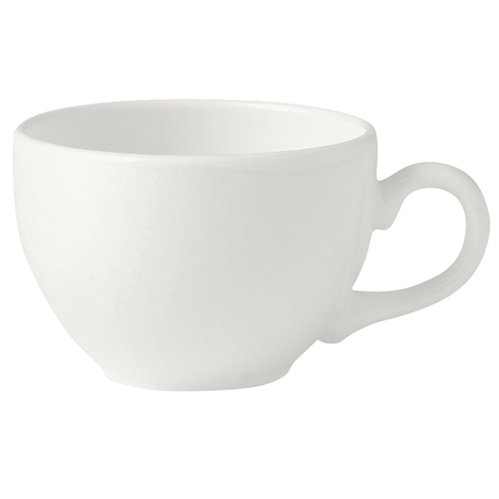 Steelite Alumina Vitrified Monaco White 12.0 Ounce Low Cup, 36 Count