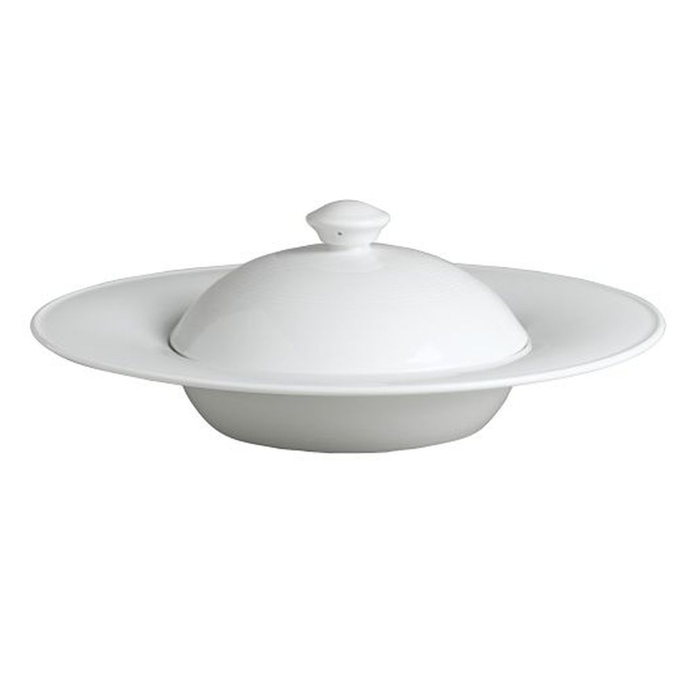 Aura 11.75 inch Porcelain Soup Plate, 6 count
