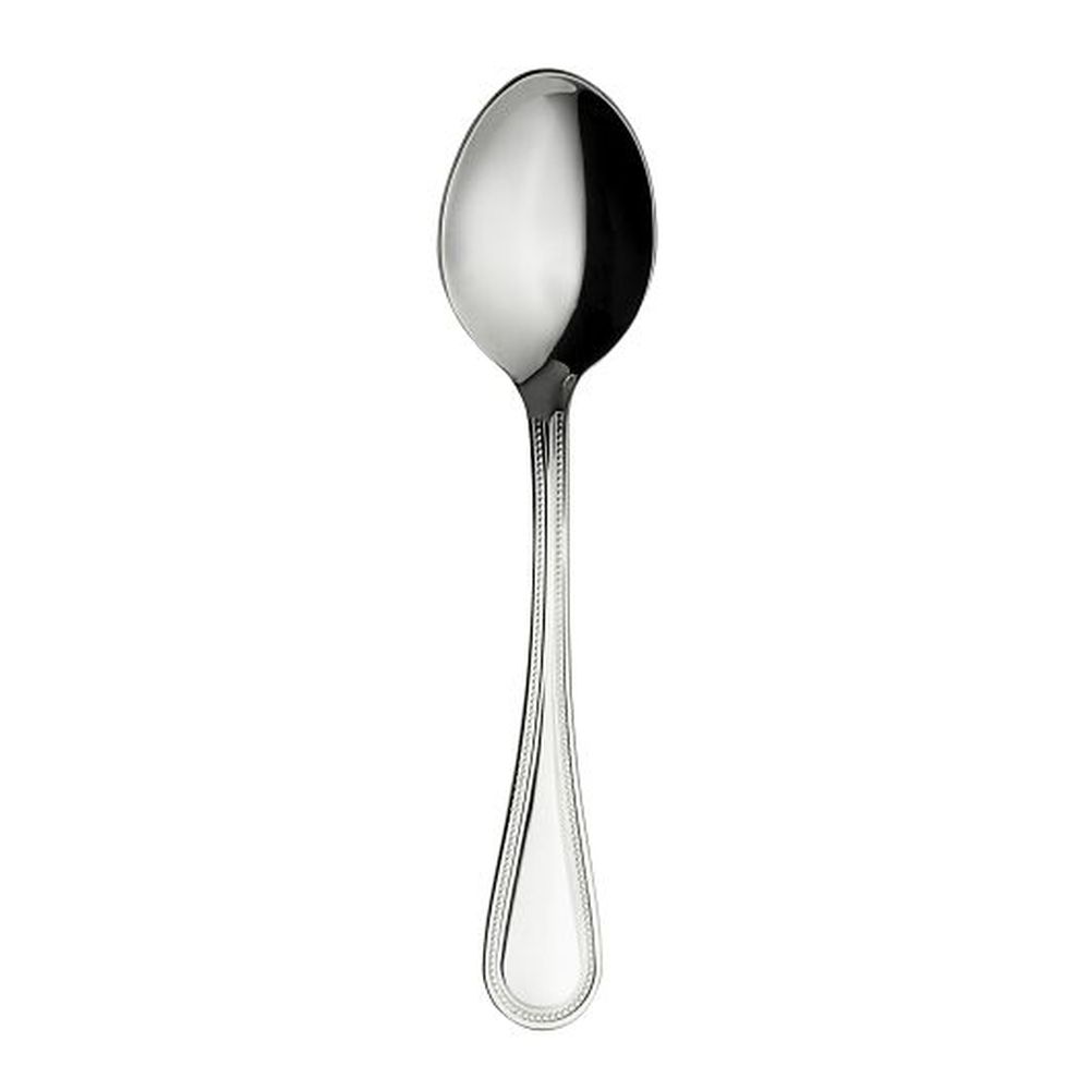 Wnk Pearl 18/10 Stainless Steel 7 Inch Oval Bowl Soup/dessert Spoon, 12 Count