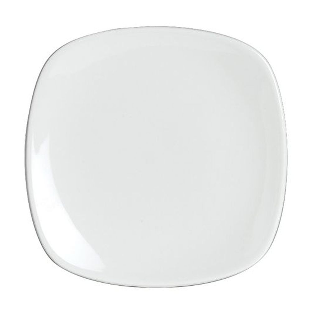 Steelite Metro Quadro Alumina Vitrified 5 1/2 X 5 1/2 Inch Plate, 36 Count
