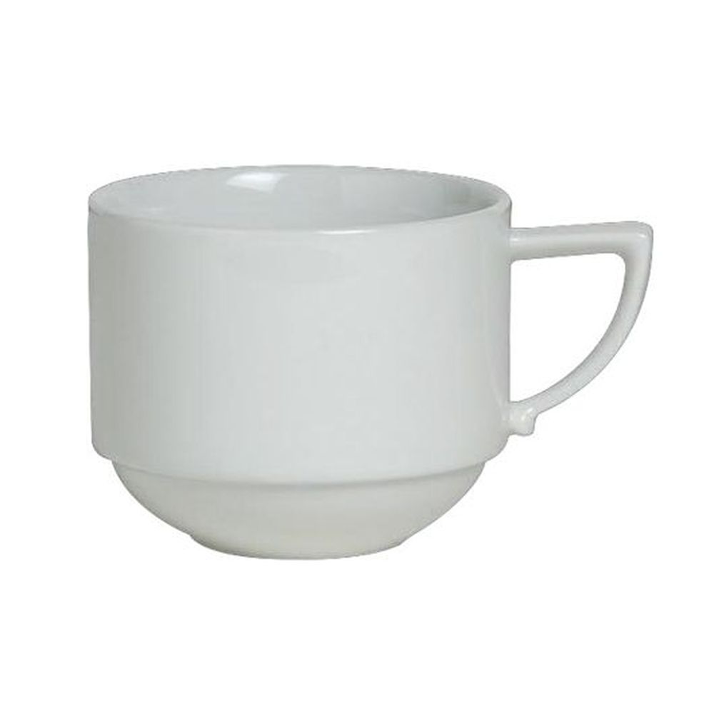 Rene Ozorio Sonata 9 Ounce Porcelain Stack Coffee Cup, 24 Count