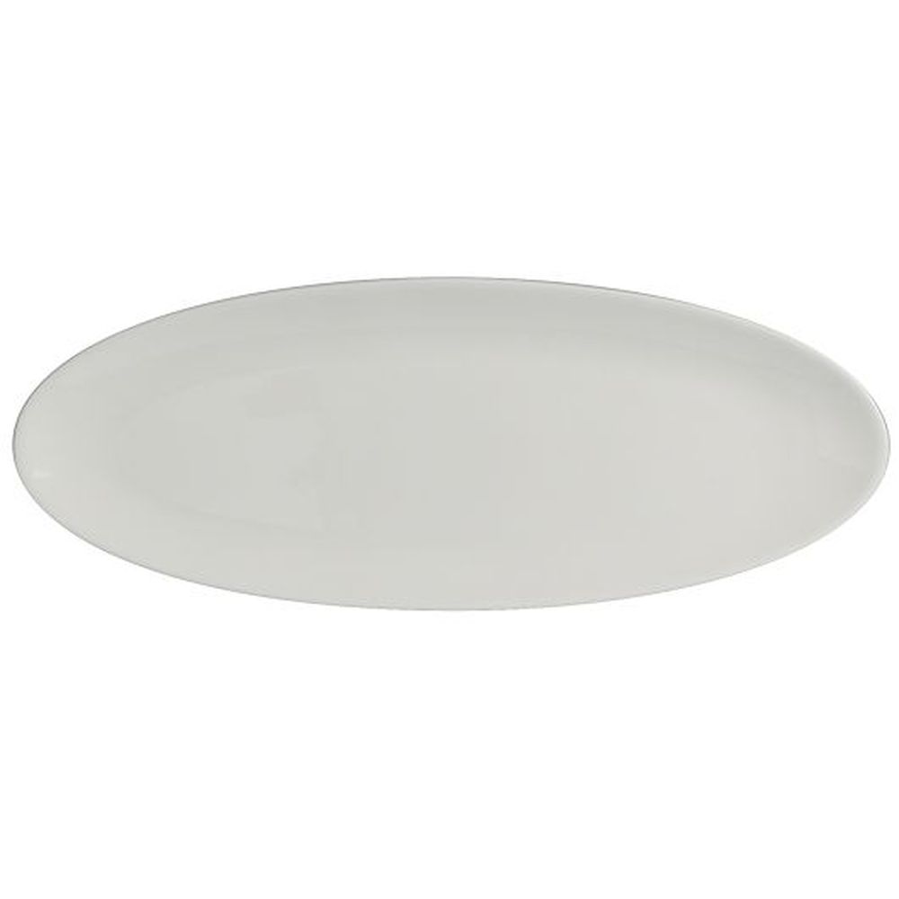 Parliament Alpha-Ceram 14 x 6 inch Oval Coupe Tray, 12 count