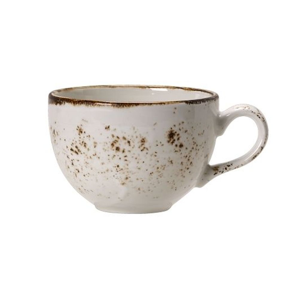 Steelite Craft White Alumina Vitrified 12 Ounce Low Cup, 36 Count