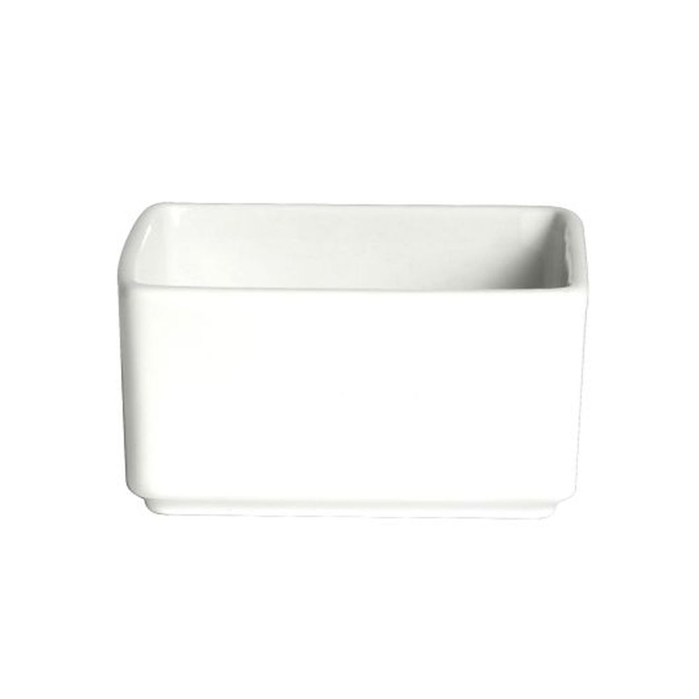 Varick A La Carte Cafe Porcelain 6.75 Ounce Square Ramekin, 36 Count