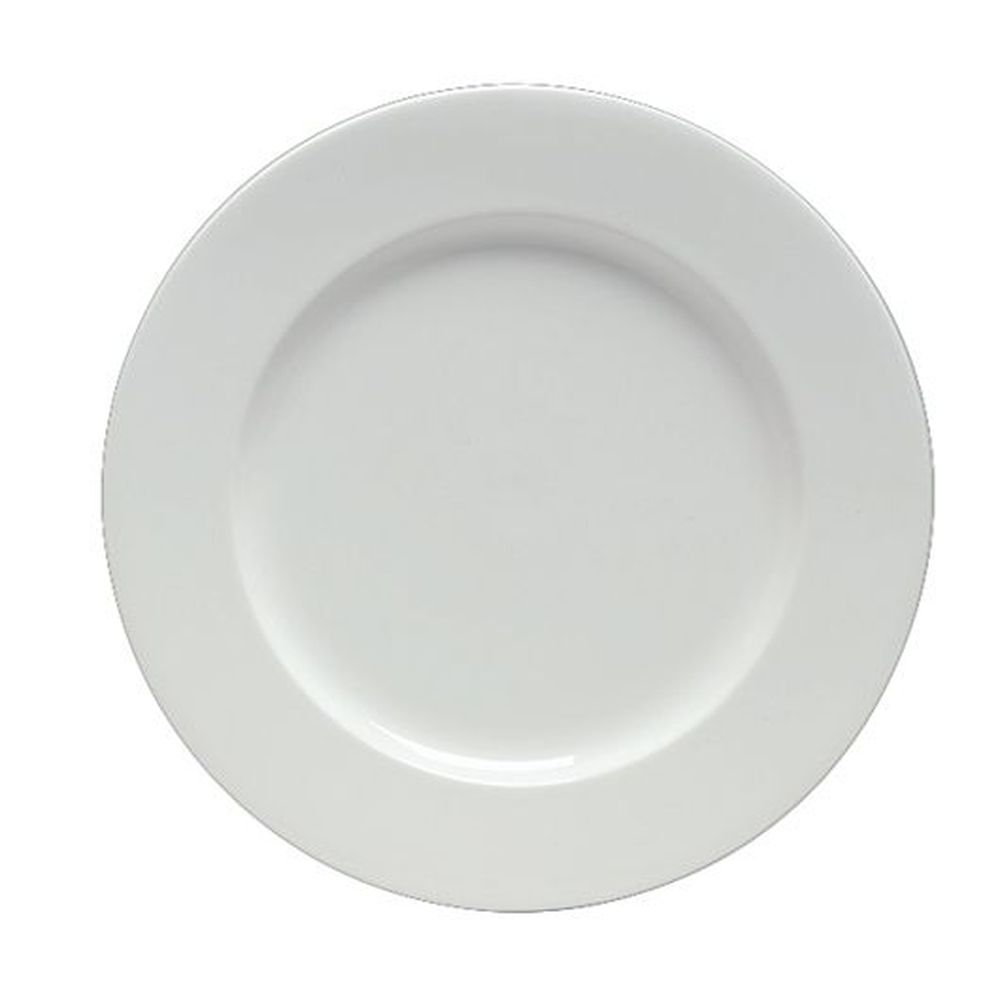 Stratford Alpha-Ceram 10.25 inch Flat Rim Plate, 12 count