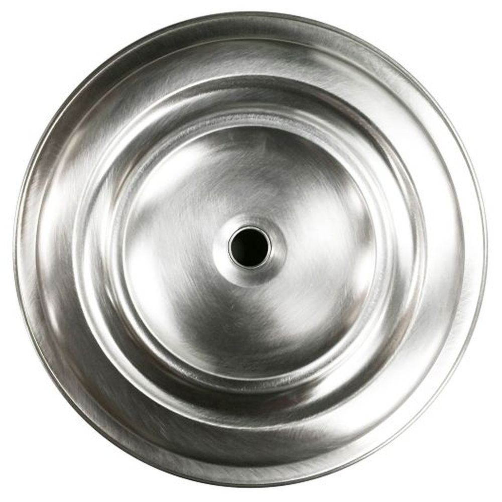 Folio Stainless Steel 10.625 Inch Round Plate Cover For Monaco Flat Rim Plate, 24 Count