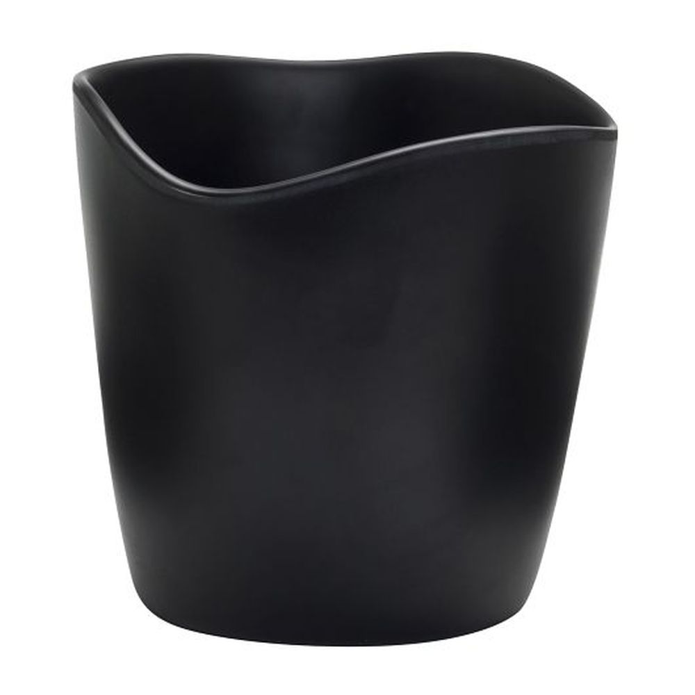 Delfin Marisol Black 1.5 Quart Small Melamine Dressing Crock, 6 Count