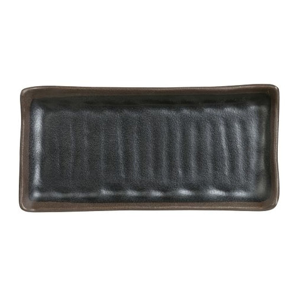 Greystone 10.25 inch Melamine Rectangle Plate, 12 count