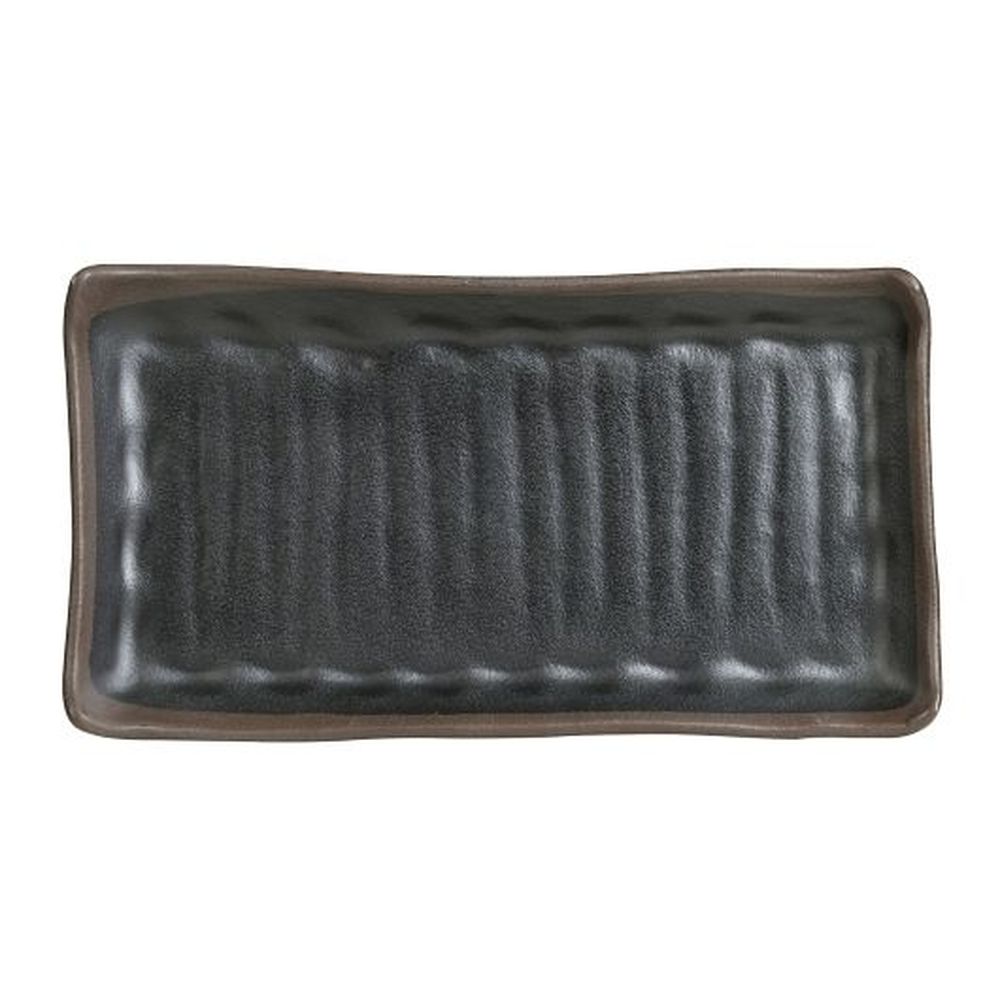Greystone 11.125 inch Melamine Rectangle Plate, 12 count