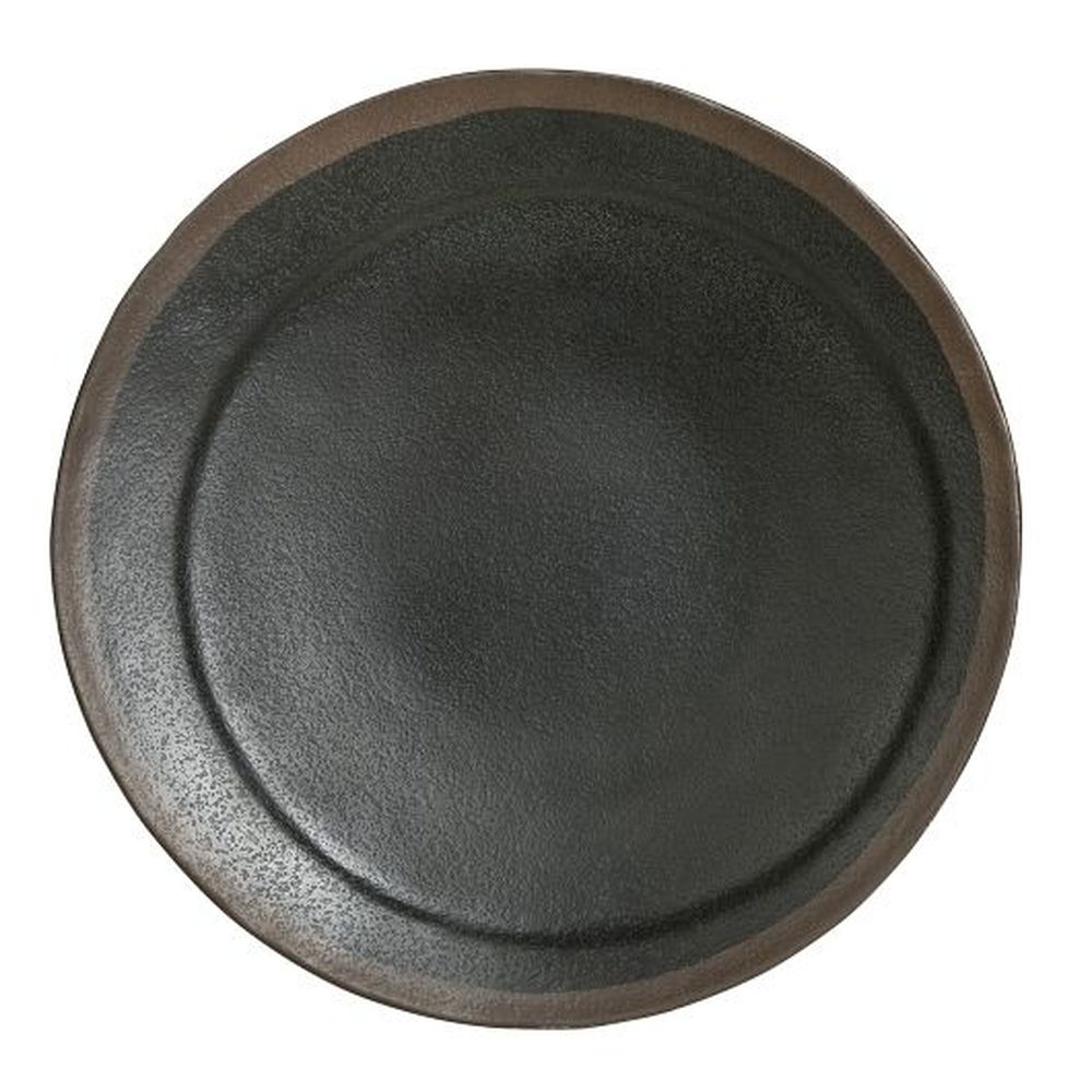 Delfin Greystone 9.25 Inch Melamine Round Plate, 24 Count