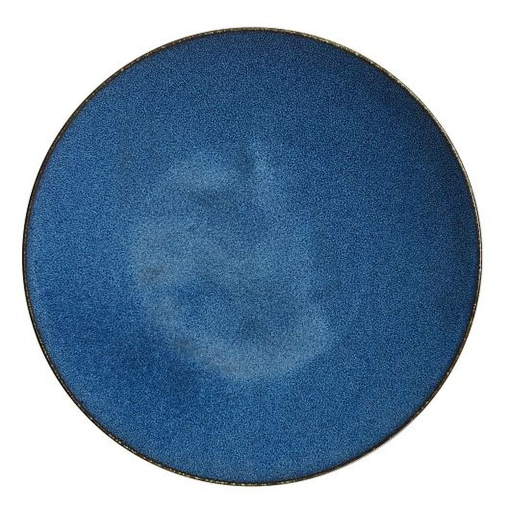 Wabi Sabi 9.5 inch Porcelain Indigo Coupe Plate, 6 count
