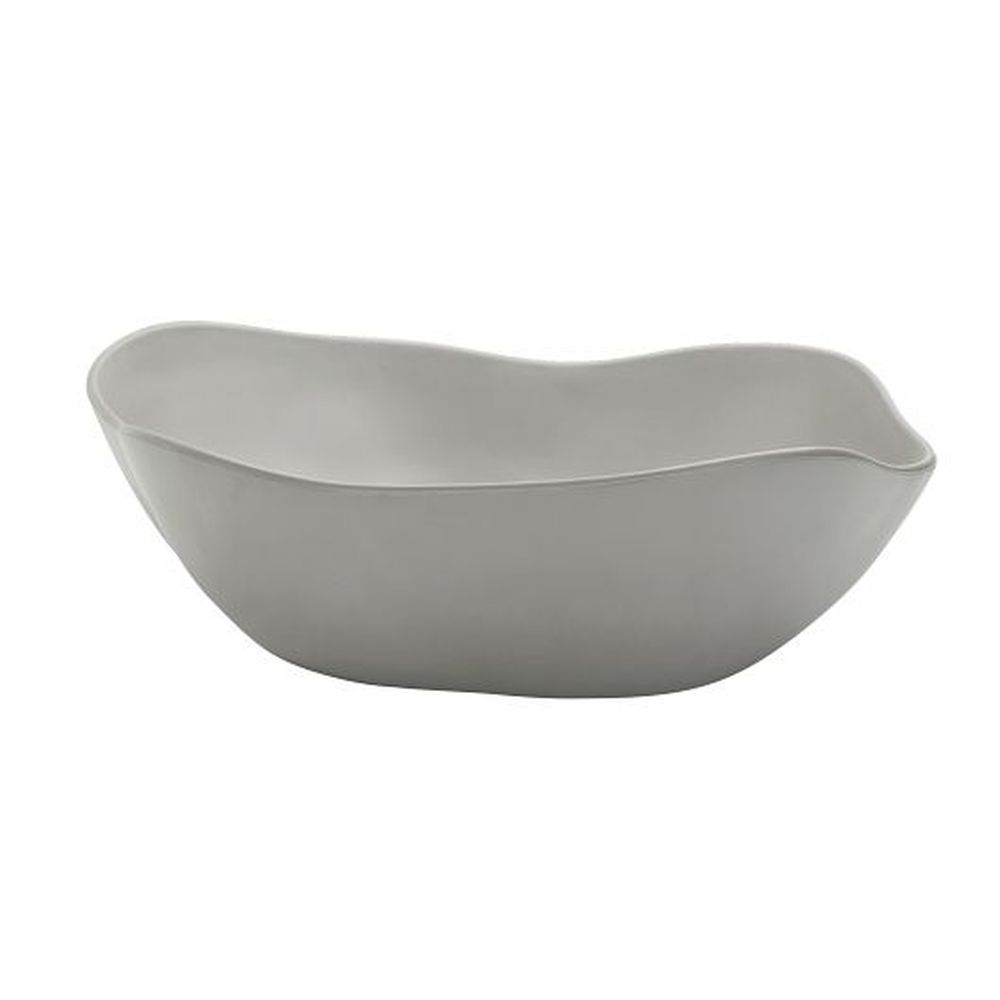 Marisol Driftwood Gray 3 Gallon Melamine Salad Bowl, 4 count