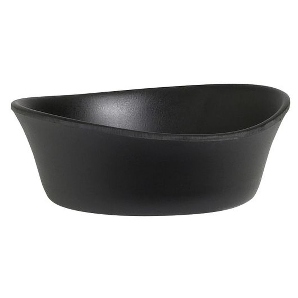 Marisol Black 9.75 Ounce Melamine Fruit Bowl, 12 count