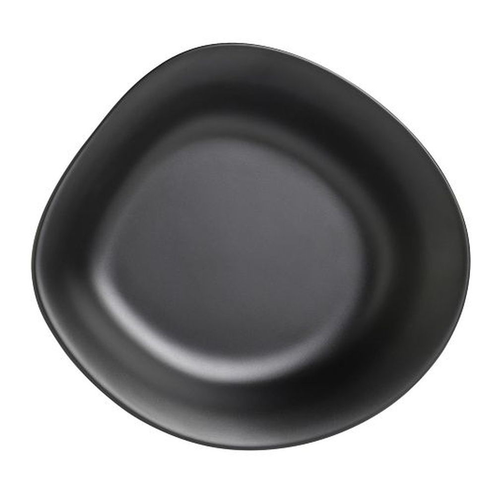 Marisol Black 13.0 Ounce Melamine Salad Bowl, 12 count