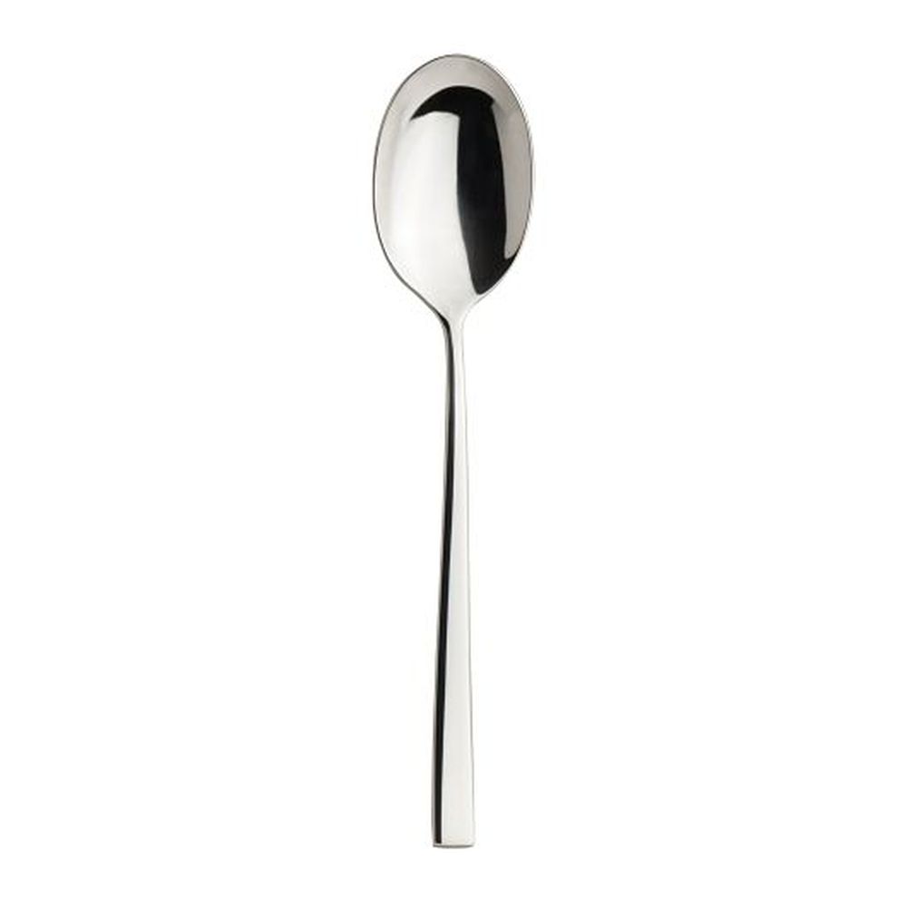 La Tavola Urban 18/10 Stainless Steel 7.5 Inch Oval Bowl Soup/dessert Spoon, 12 Count