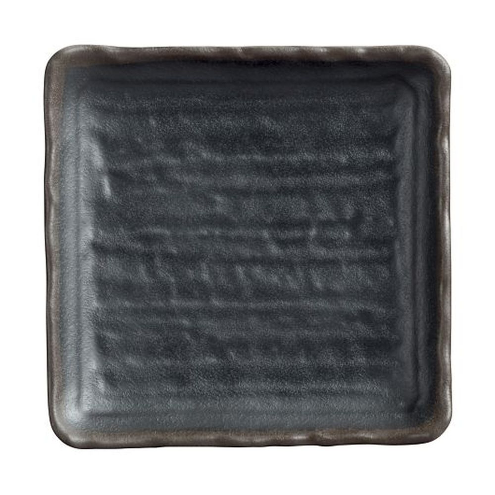 Delfin Greystone 7.0 Inch Melamine Square Plate, 36 Count
