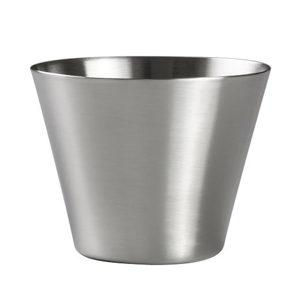 Creations Stainless Steel 12.5 Ounce Satin Fry Cup, 48 Count