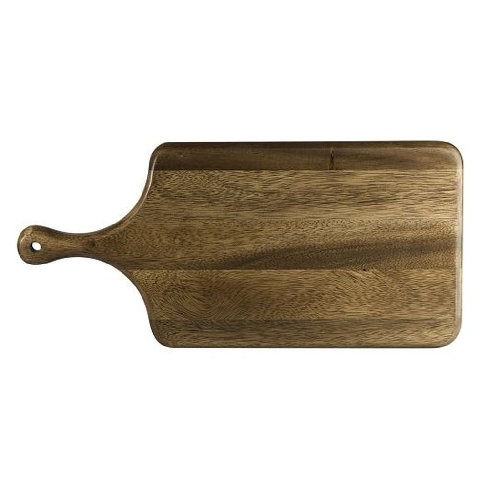 Acacia Wood 17.0 x 8.0 inch Serving Bread Board Paddle, 6 count
