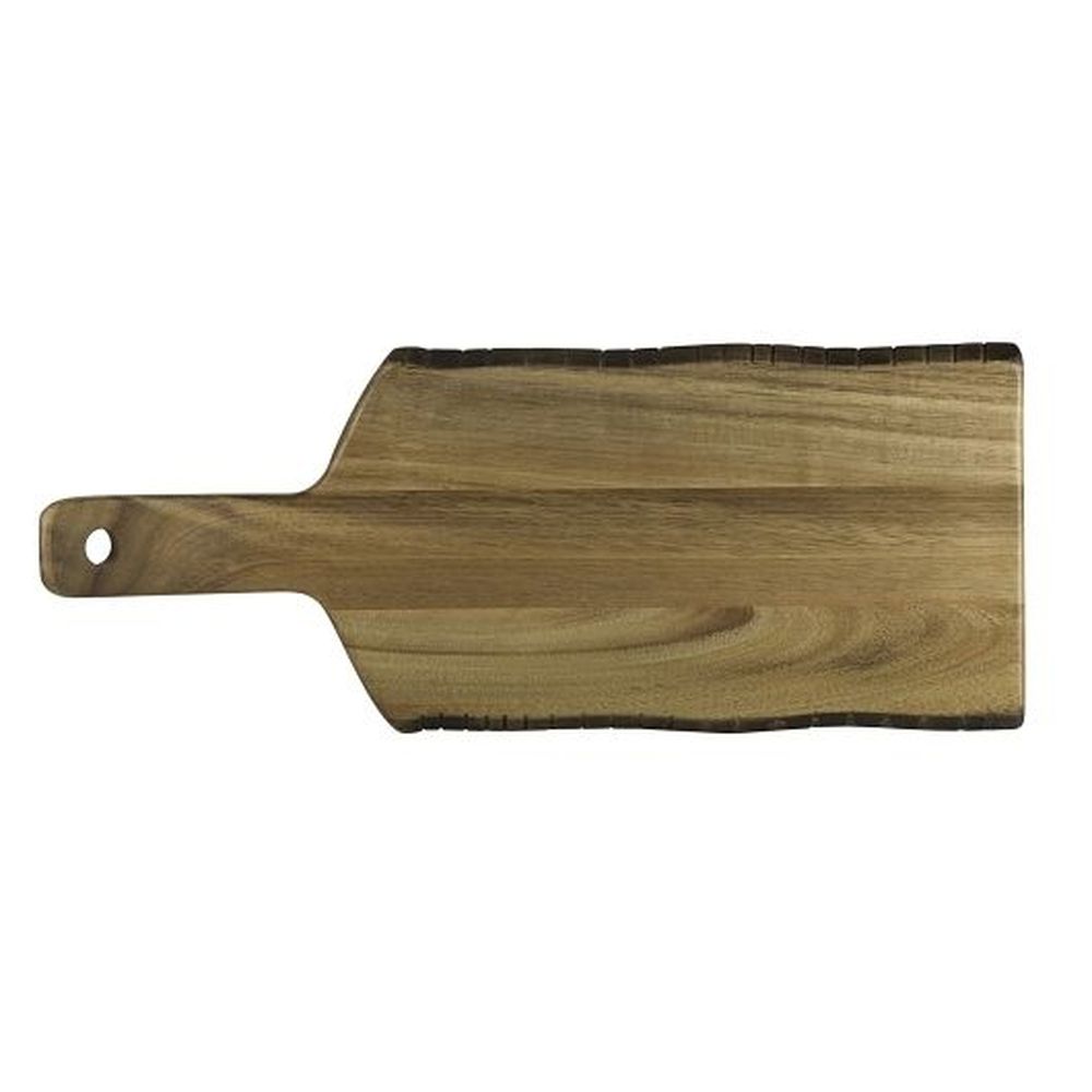 Rustic Edge Acacia Wood 16 x 6.5 inch Serving Board, 6 count