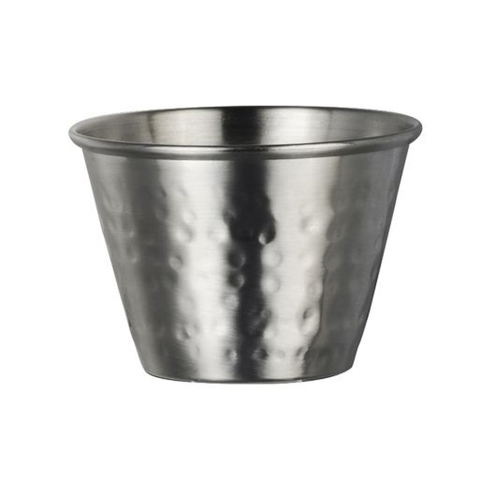 Creations Stainless Steel 2.5 Ounce Large Hammered Ramekin, 48 Count